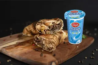 Combo Shaorma mixt lipie+Ayran