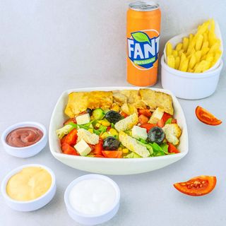 Meniu salata pui