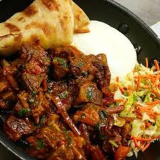 Beef Fry With 2 Chapati/Ugali
