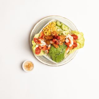 Salade viet au poulet pané