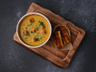 Вершкова грибна юшка