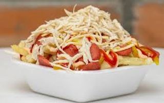Salchipapas especial