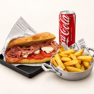Panino Parma + Patatine Fritte + Bibita