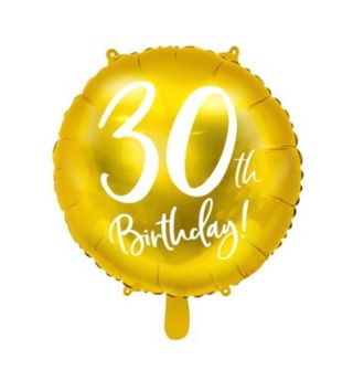30 Birthday balon z helem