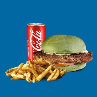 Меню Папай Спанака с картофки и напитка по избор