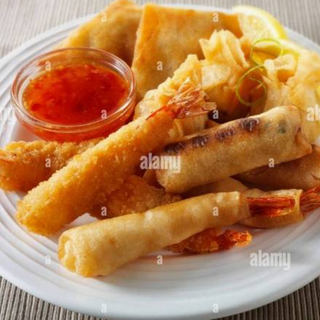Filo pastry shrimps 6pieces