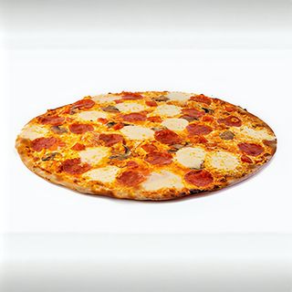 Итальянская пицца с Моцареллой и пепперони (40 см) на тонком тесте