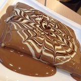 Triple chocolat crepes