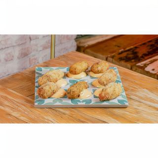 Croquetas de salmón (plato, 7 ud.)