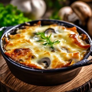 Жульєн з курочкою і грибами (240г)