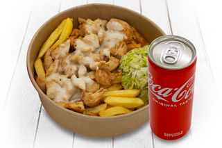 Piletina quattro formaggi i Coca-Cola