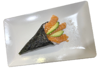 Temaki De Salmón Y Aguacate (1 Pza.)