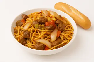 Spaghetti Au Rognon + Pain