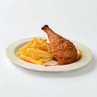 Chips, Chicken, And Chapati