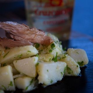 Patatas Aliñadas con Melva Tapa