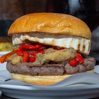 Burger escalivada