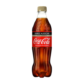 Coca-Cola Zero Azúcar Zero Cafeína botella 500ml.