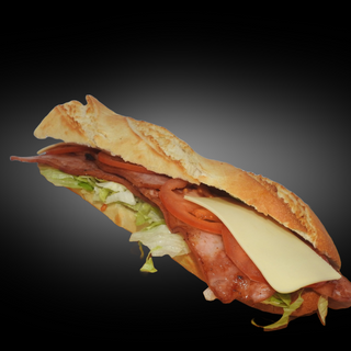 Baguette Bacon a la plancha