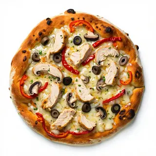 Pizza allegre del pollo - normale