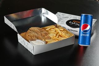 Don BBQ bečka šnicla i Pepsi 330ml