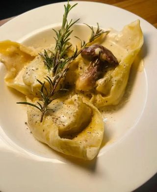 Tortellacci z borowikami  i sos truflowy z mascarpone