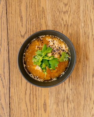 ცხარე კიმჩი კვერცხით და საქონლის ხორცით / SPICY KIMCHI WITH EGG AND BEEF