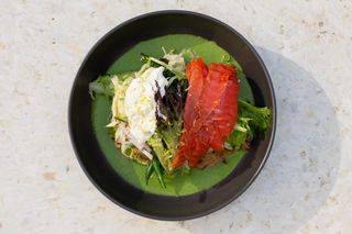 Цукіні дерун, страчателла, лосось, 400 г