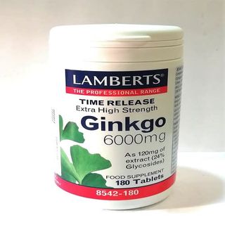 Ginkgo (6000 Mg.) (180 Tabletas) Lamberts Española S.l.