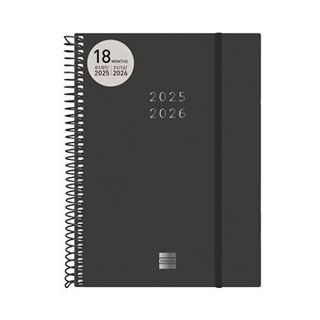 Agenda 2025 26 Esp S/V E10 Negro - 8422952397427