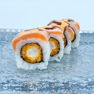 Salmón fry roll
