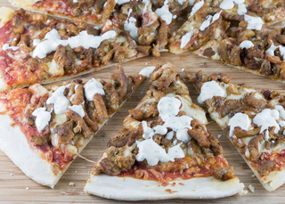 Pizza de shawarma (30 cm.)