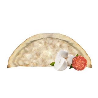 Crescione salame piccante e mozzarella 