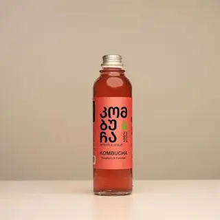 კომბუჩა ჟოლო და ქინძი