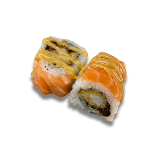 Uramaki De Salmón Dragón Roll (8 Uds.)