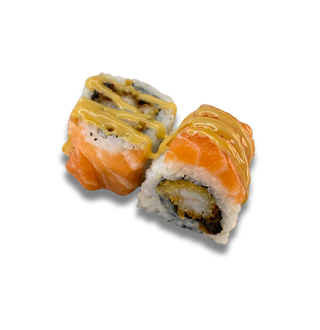 Uramaki De Salmón Dragón Roll (8 Uds.)