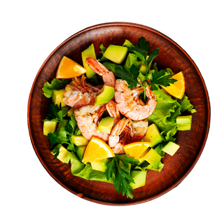 Salade Tropical Aux Gambas