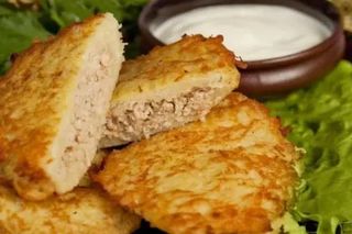 Деруни з мʼясом