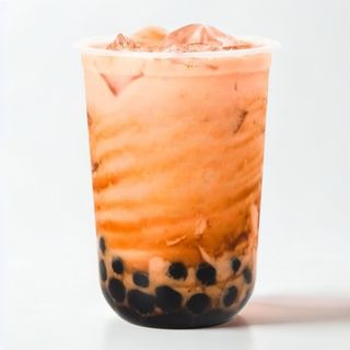 Красный чай с жемчугом