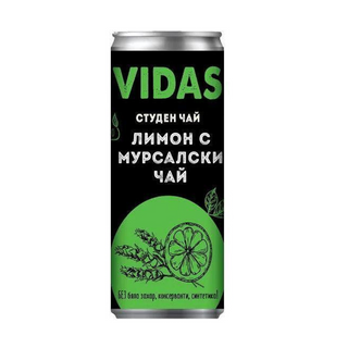 Vidas студен чай лимон с мурсалски чай | 250 мл
