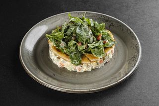 КАРТОПЛЯНИЙ САЛАТ ЗІ ШНІЦЕЛЕМ