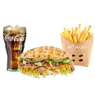 Baba Ghanoush Chicken Shawarma flatbread Menu