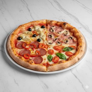 Pizza la quattro stagioni (33 cm.)