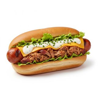 Hot Dog Pulled Pork