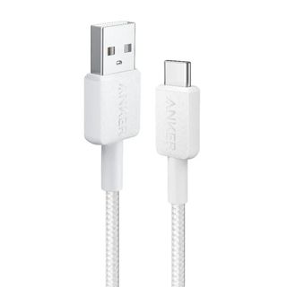 Anker 322 USB-C to USB-C Cable 0.9m Braided White
