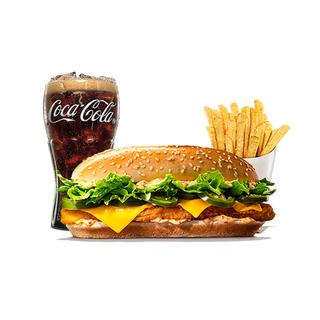 Spicy Chicken Royale meal