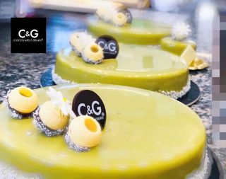 American cake al cocco