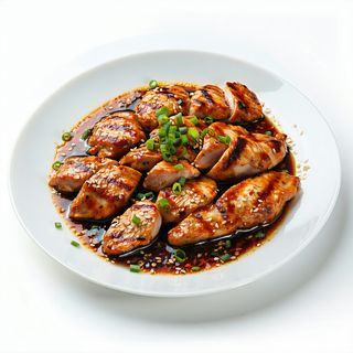 Pollo en salsa picante