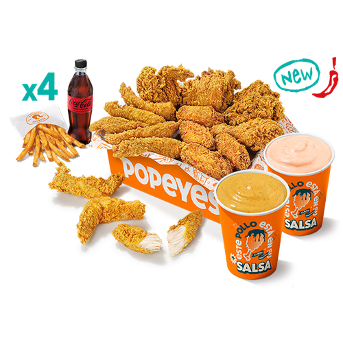 Box Dippers Pa Cuatro