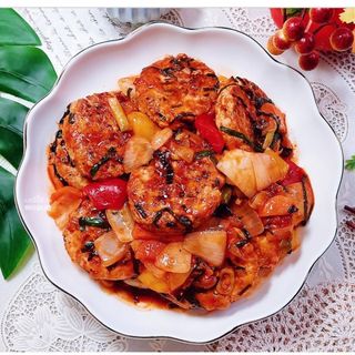 Braised Meatballs And Vegetables