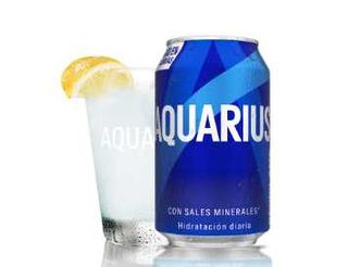 Aquarius Limón lata 330ml.